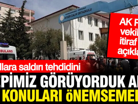 Ak partiden okul saldirilarina hepimiz goruyorduk ama onemsemedik xx8szvbD