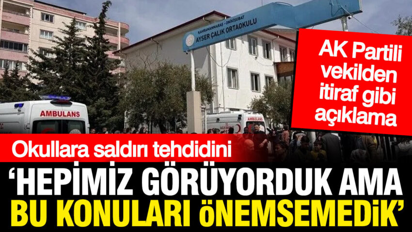 Ak partiden okul saldirilarina hepimiz goruyorduk ama onemsemedik xx8szvbD