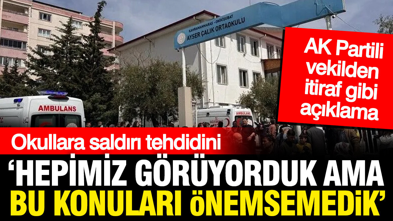 Ak partiden okul saldirilarina hepimiz goruyorduk ama onemsemedik xx8szvbD